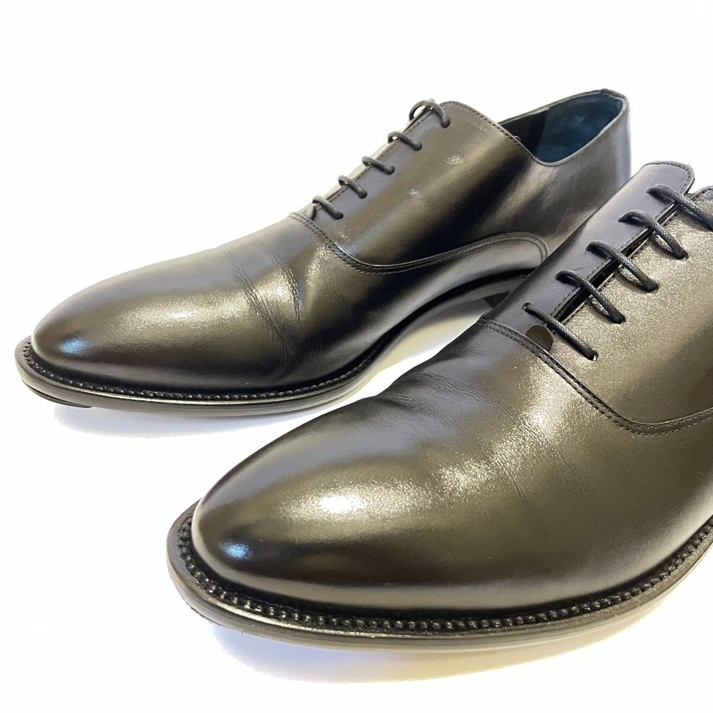 Black Oxford Dress Shoe by Enrico Fantini - Picture 6 of 14